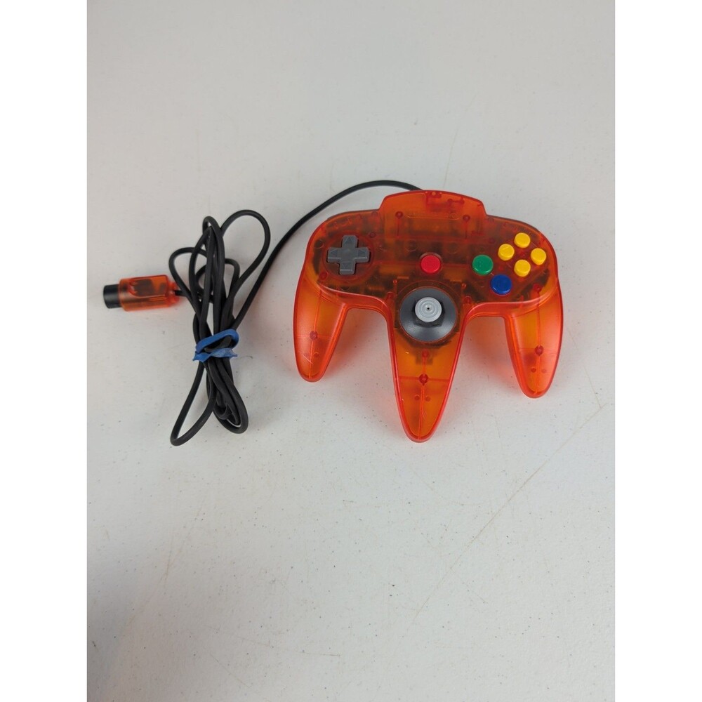 Nintendo 64 Fire Orange Controller - SUPER TIGHT STICK!